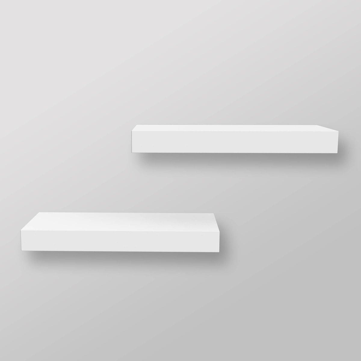 Set of 2 16" Wood Ledge Wall Shelf White - Threshold™ | Target
