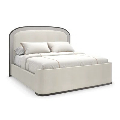 Wanderlust King Solid Wood and Upholstered Standard Bed | Perigold