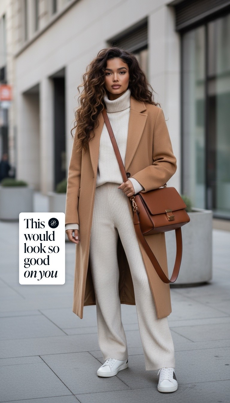 Daily Casual and Effortless Long Cardigan Outfit: knit pant, oversized jumper, wool camel coat, crossbody bag, women adidas white sneaker 
#Whattowear #HowtoStyle #LTKMidSize #LTKTall #LTKPetite #LTKBump #LTKPlusSize #LTKOver40
#ootdfashion #fashioninspo #trendingfashion #fashiontips #modestfashion #womenfashion #officeoutfits #outfitboard #outfitoftheday #trendyoutfit #pinterestoutfit #stylingreels #outfitreels #outfitoftheday#coffeeoutfit #casualoutfit #easyoutfit #neutraloutfit #virtualstylist #simpleoutfit #falllook #winteroutfitideas

casual winter outfit ideas, effortless layering for cold weather, cozy street style looks, winter fashion inspiration for women, minimalist everyday outfits.  

#LTKStyleTip #LTKHoliday #LTKSeasonal