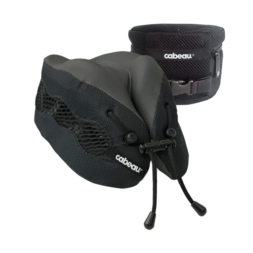 Cabeau Long Haul Flight Cooling Travel Neck Pillow – Evolution Cool – Supportive Memory Foam ... | Amazon (US)