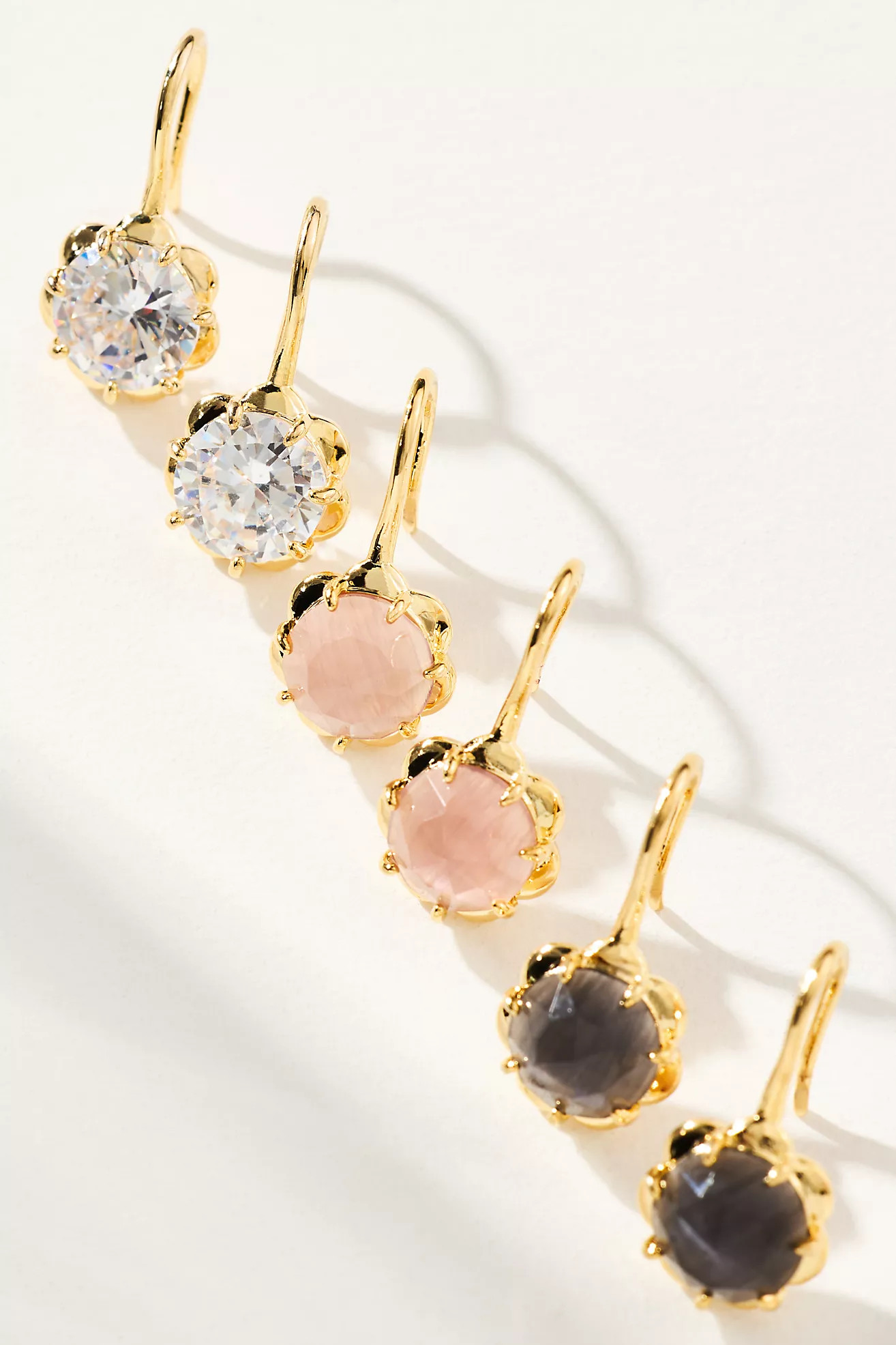 Glass Stone Drop Earrings | Anthropologie (US)