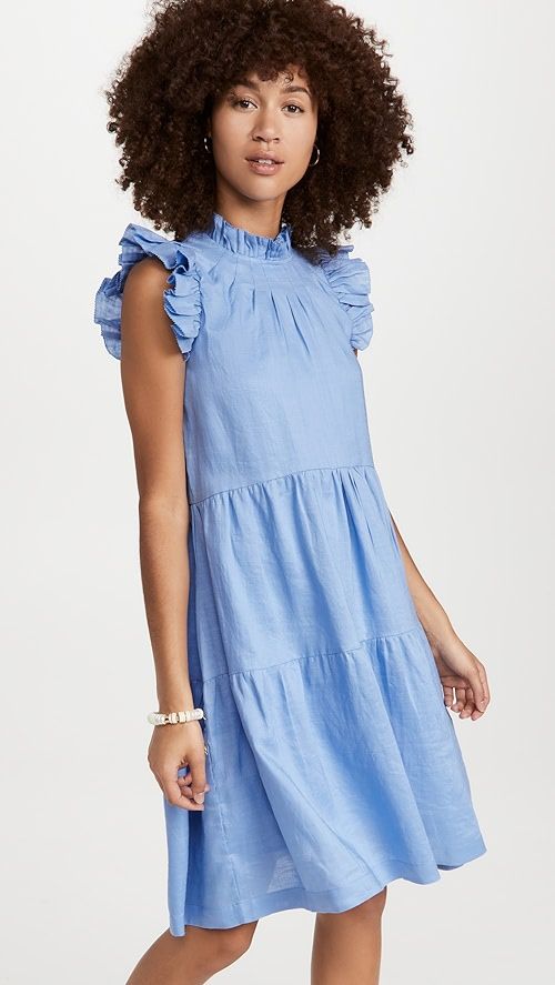 Tier Waverly Flutter Sleeve Dress | Shopbop
