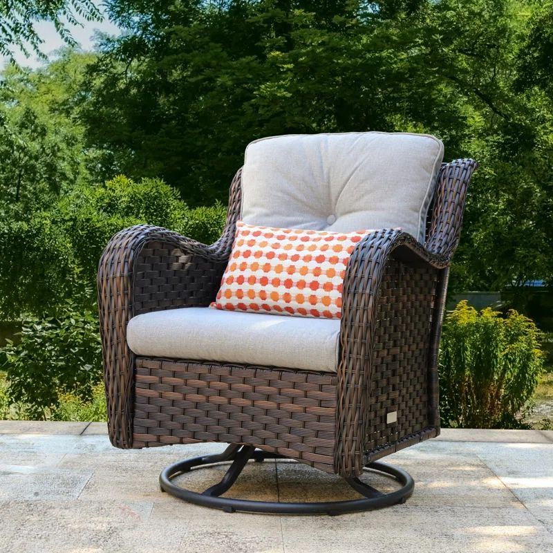 Araneli 2 - Person Outdoor Seating Group with Cushions | Wayfair North America