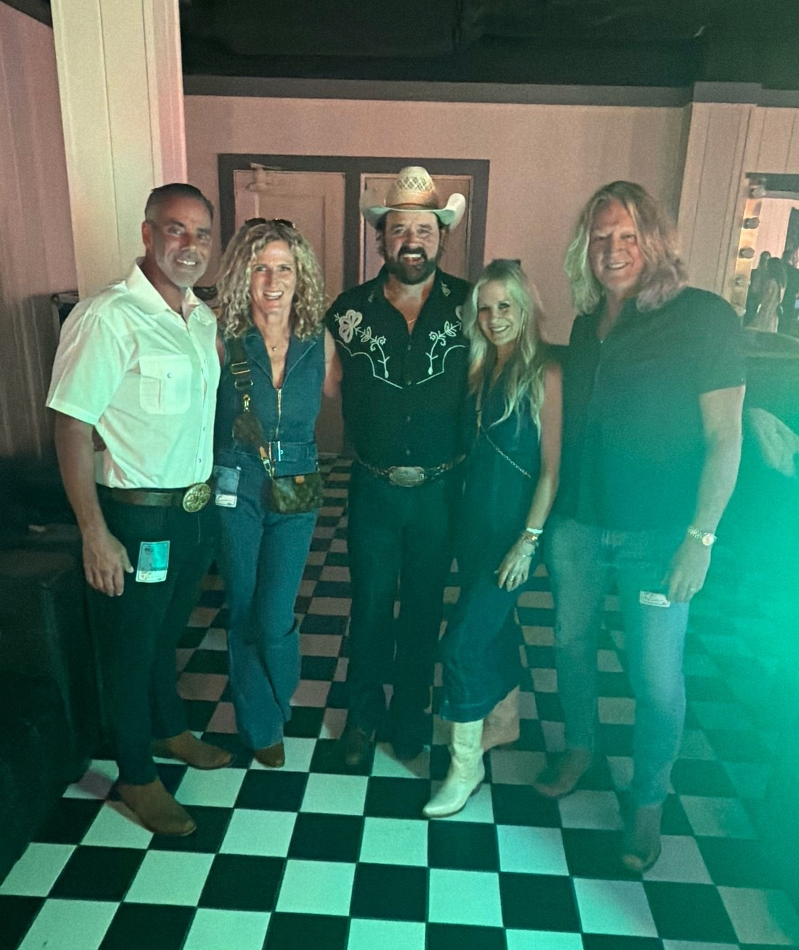 Country western vibes.  Went to Riley Green/Randy Houser concert.   Hanging in the green room with our buddy Randy Houser. You can never go wrong with a denim dress and cowboy boots.

#LTKdayinmylife #LTKOver40