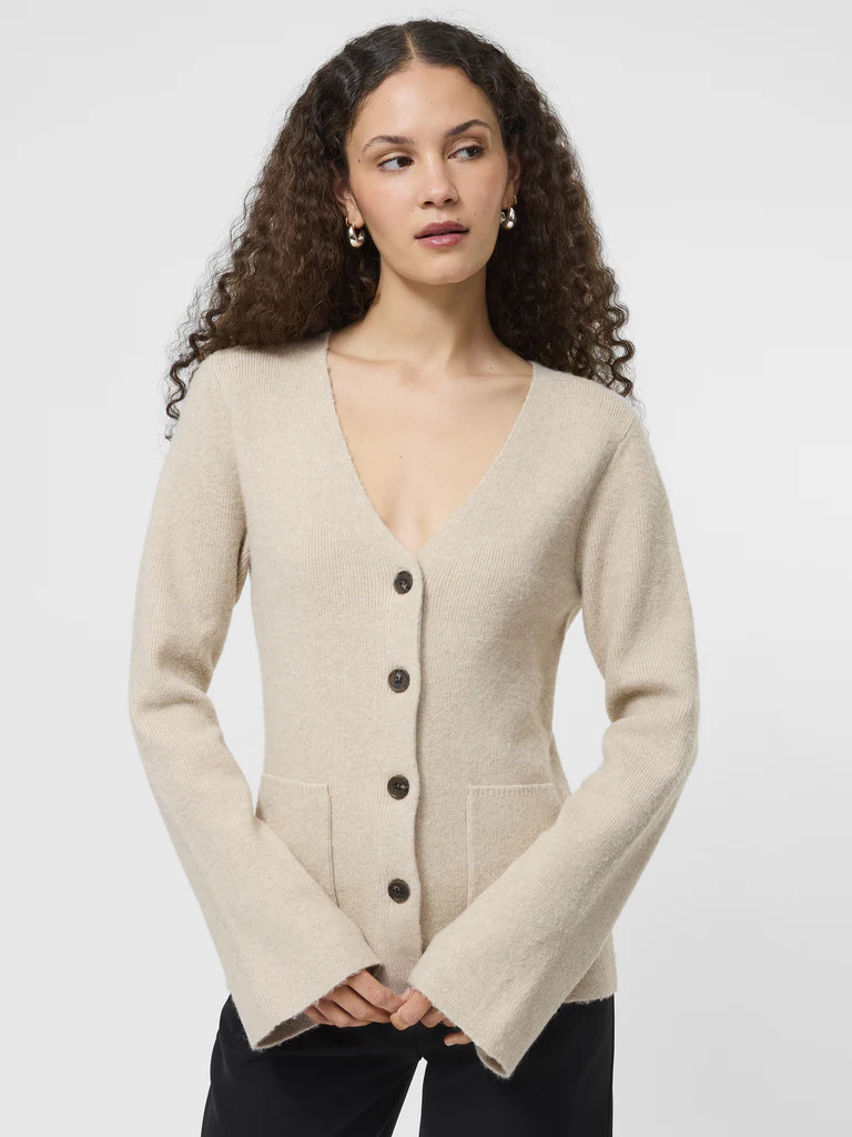Ellie Knit V-Neck Cardigan | French Connection (US)