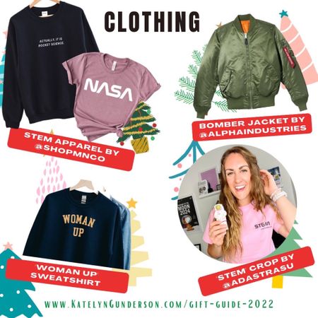 Fashionable and feminine clothing gift ideas for the woman in STEM in your life. 😍

Exact items linked at www.katelyngunderson.com/gift-guide-2022

#LTKHoliday #LTKGiftGuide