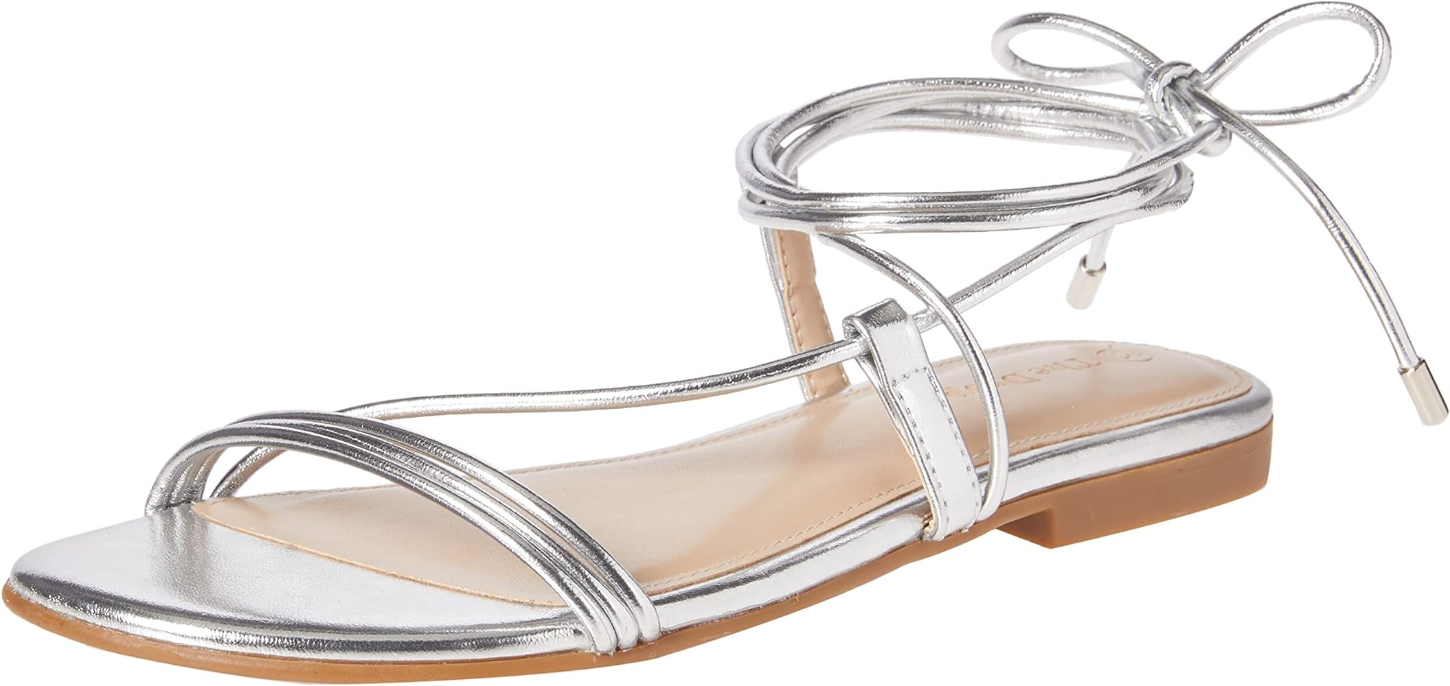 The Drop Women's Samantha Flat Strappy Lace-Up Sandal | Amazon (US)