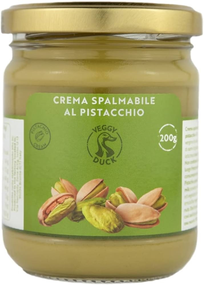 Veggy Duck - Sweet Spreadable Pistachio Cream (200g) | With 45% Mediterranean Pistachios | Italia... | Amazon (UK)