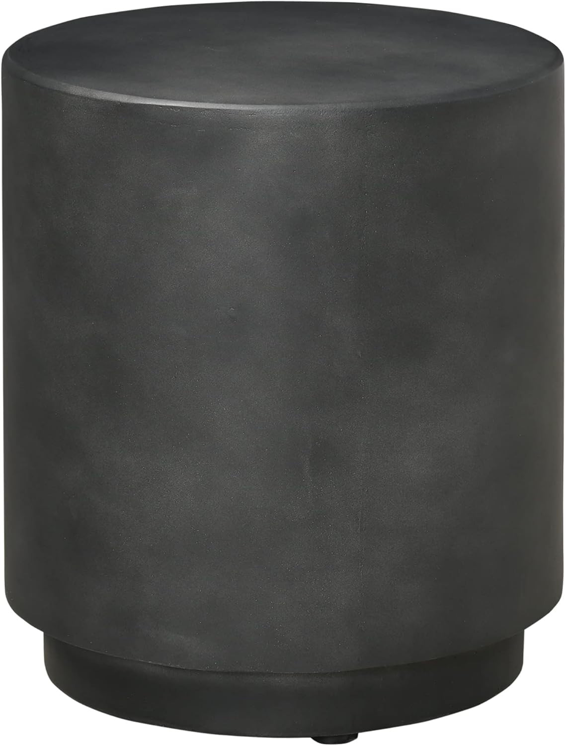 HOMCOM Lightweight Accent Table with Concrete Finish, Round Side Table with 4 Adjustable Feet for... | Amazon (US)