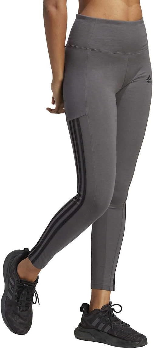 adidas Leggings for Women - Cotton Leggings - Black Leggings - High Waisted - 7/8 Length | Amazon (US)