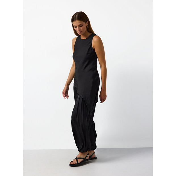 Buy Black Satin Balloon Leg Co-ord Trousers 20 | Co-ords | Argos | argos.co.uk