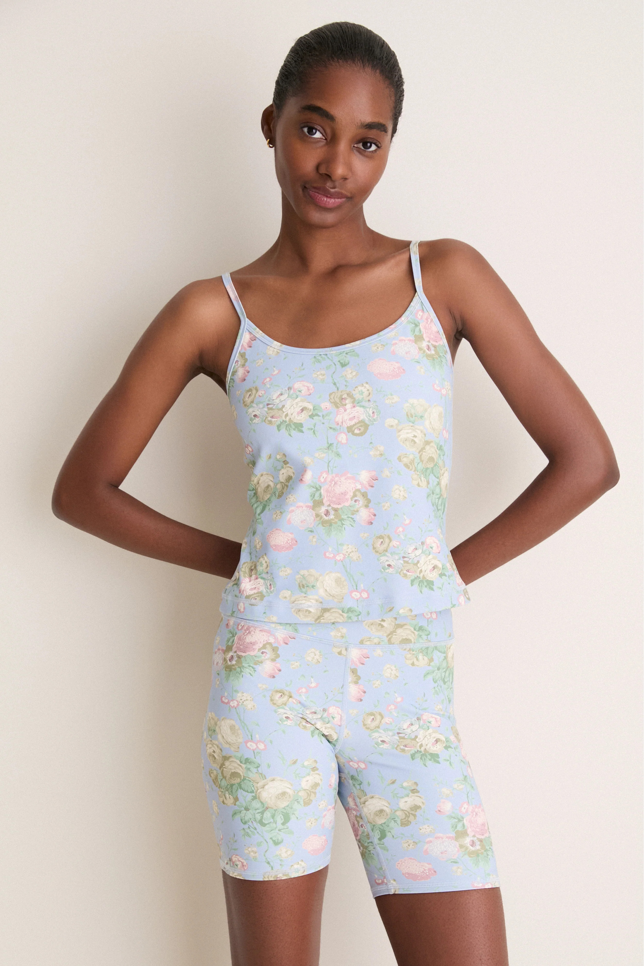 Clubhouse Chintz Compression Spandex Sofia Cami | Tuckernuck (US)