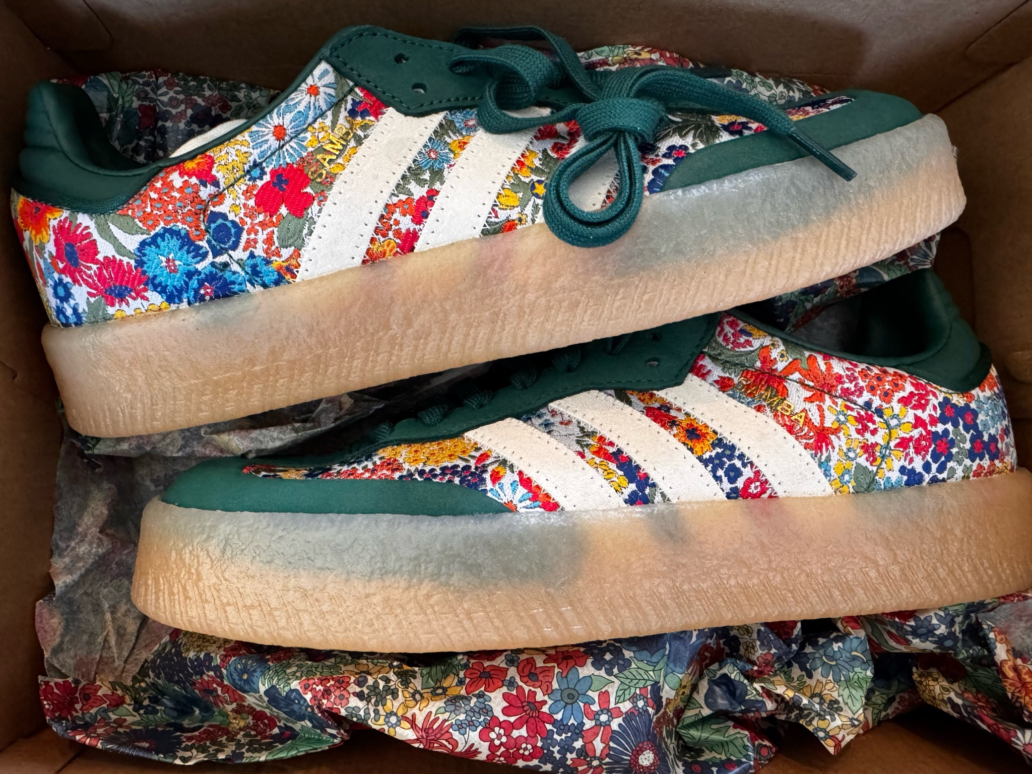 Floral Sambas 🤩🤩🤩

#LTKstyletip #LTKshoecrush