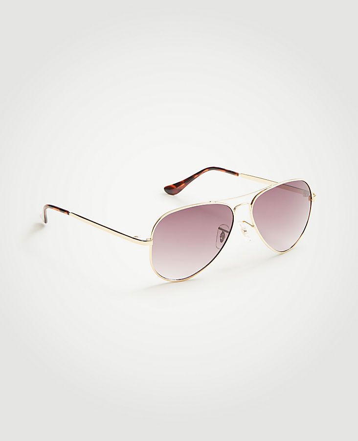 Small Aviator Sunglasses | Ann Taylor (US)