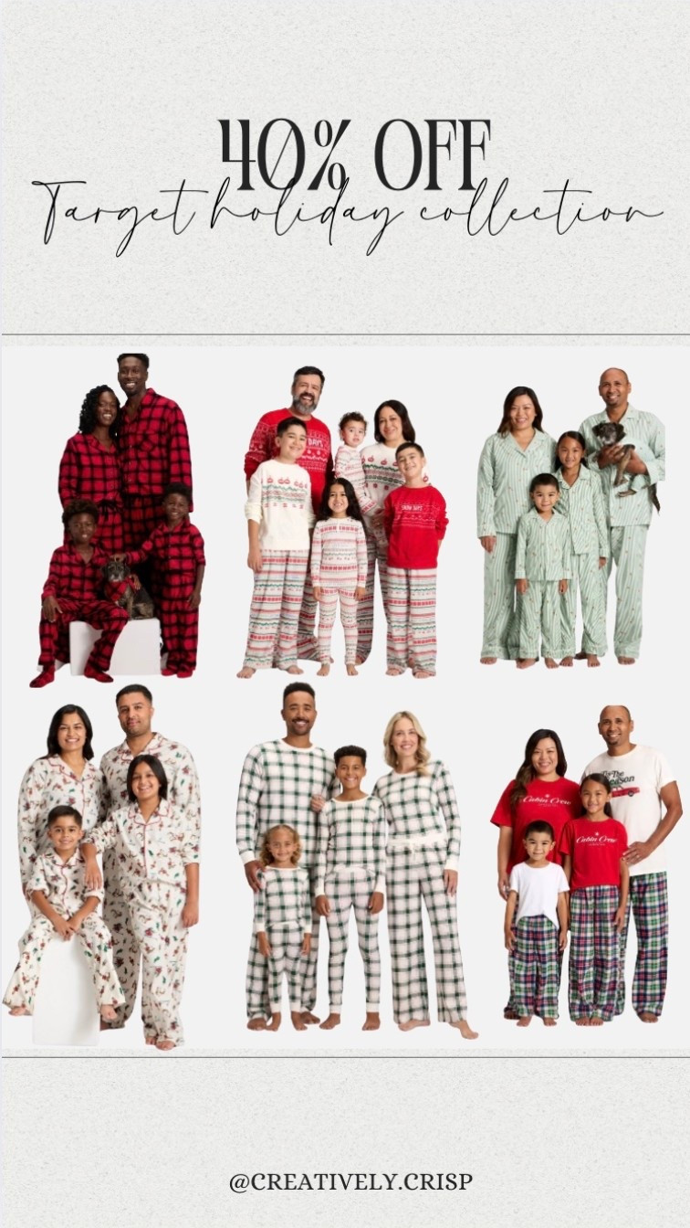 Matching family PJS 40% off TODAY ONLY! Great time to get them while they’re in stock & on sale!

#LTKFamily #LTKSeasonal #LTKHoliday