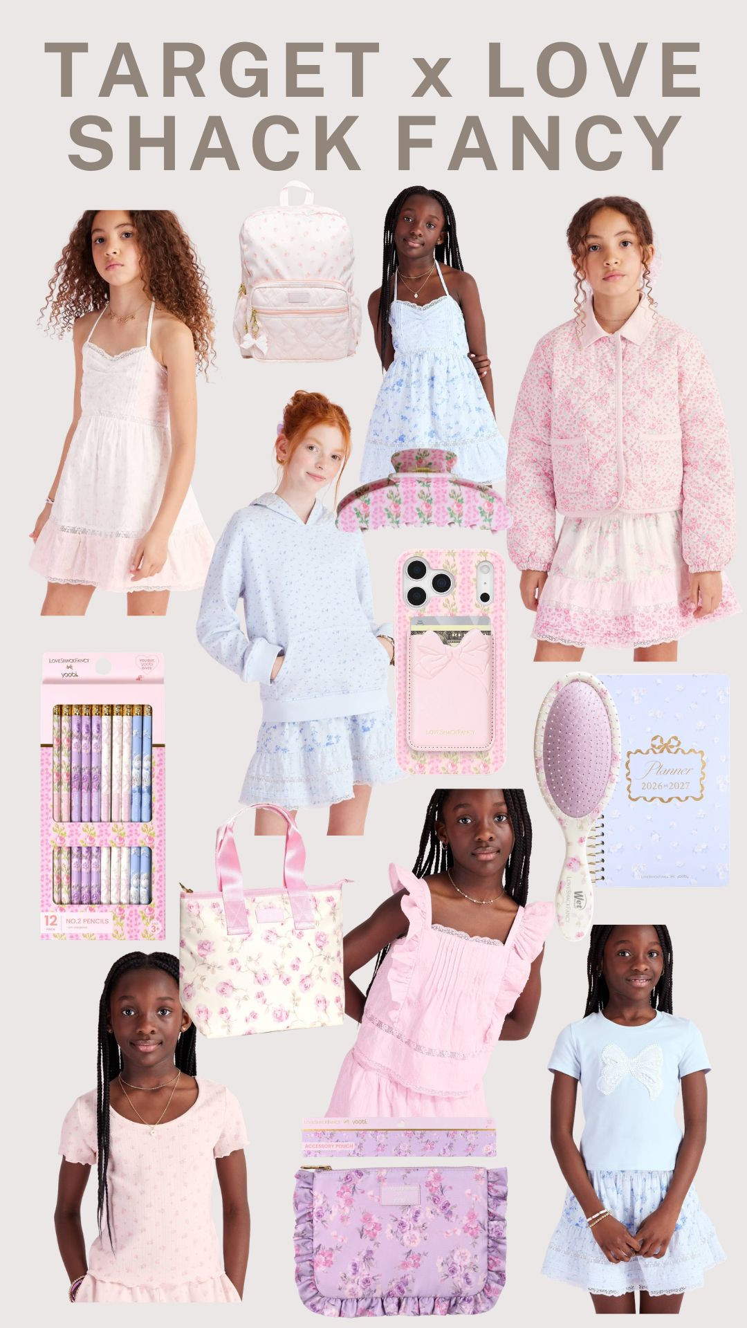 💕 The Target x LoveShackFancy collection is finally here! Floral prints, feminine details, and all the cottagecore vibes. 🌷 

 #LTKgrwm #LTKootd