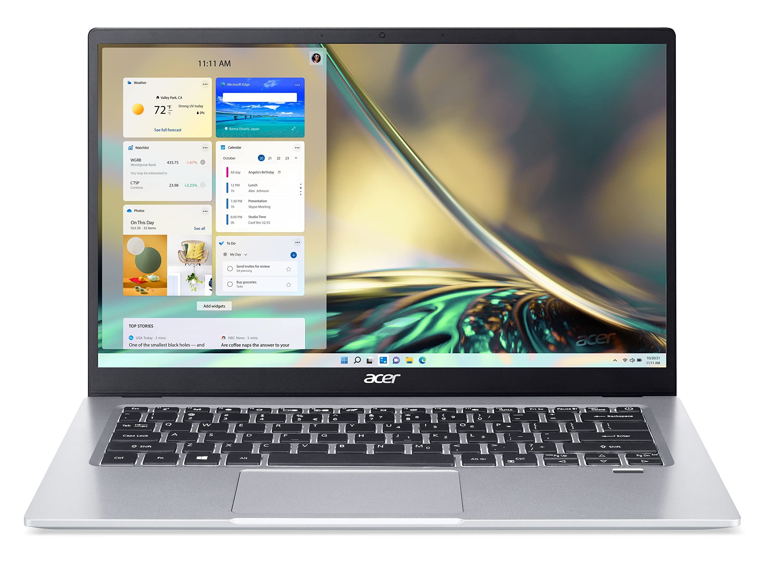 Acer Swift 1 (SF114-34-P07A) Ultrabook/Laptop 14 Zoll Windows 11 Home - Full HD IPS Display | Intel  | Amazon (DE)