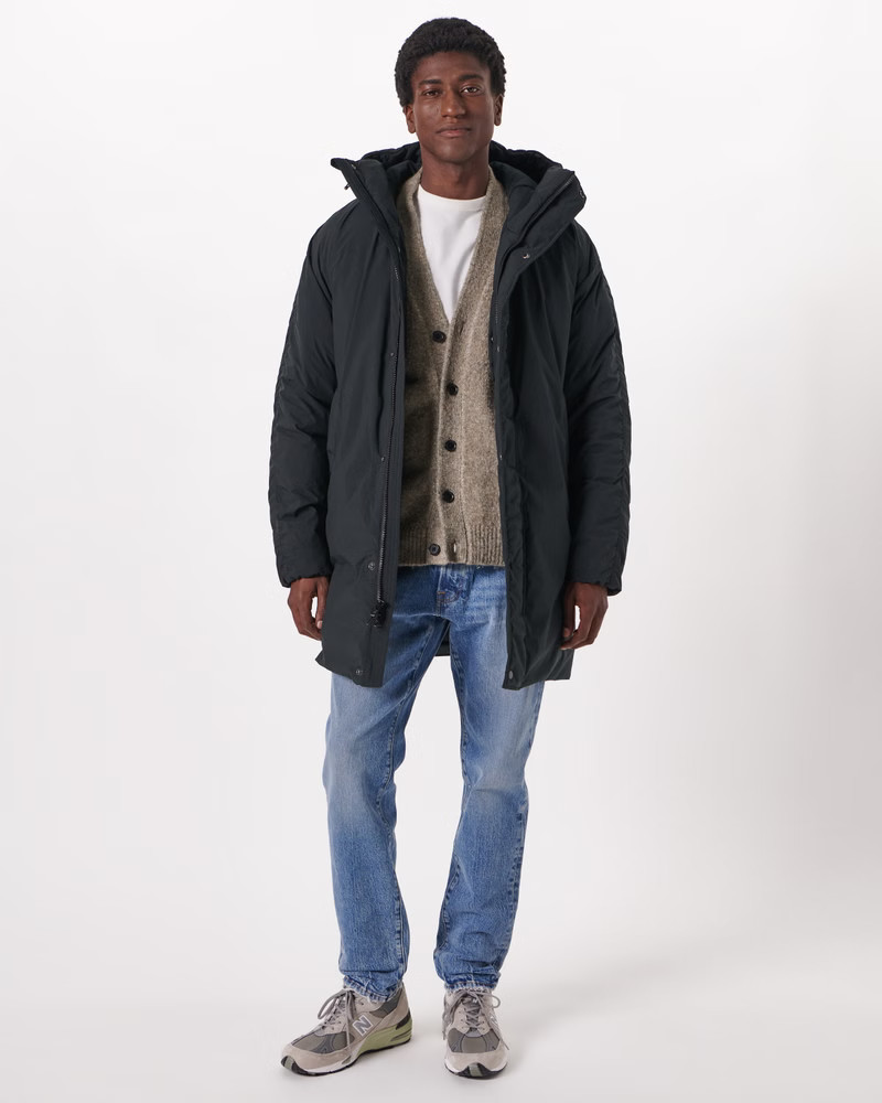 Men's A&F Air Cloud Parka | Men's Coats & Jackets | Abercrombie.com | Abercrombie & Fitch (US)