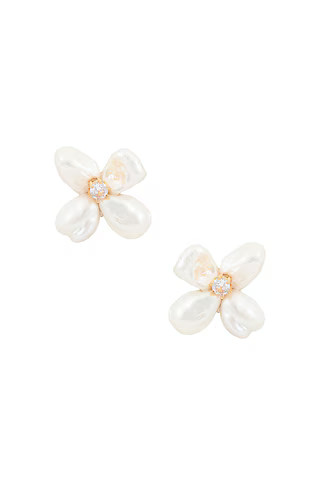 Flower Pearl Earrings
                    
                    SHASHI | Revolve Clothing (Global)