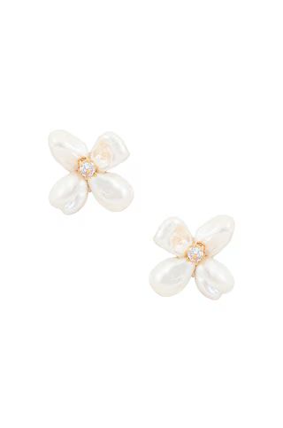 Flower Pearl Earrings
                    
                    SHASHI | Revolve Clothing (Global)