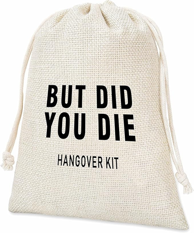 Hangover Kit Gift Bags, Bachelor Party, Bachelorette Bridal Shower Pouches With Drawstring, Party... | Amazon (US)