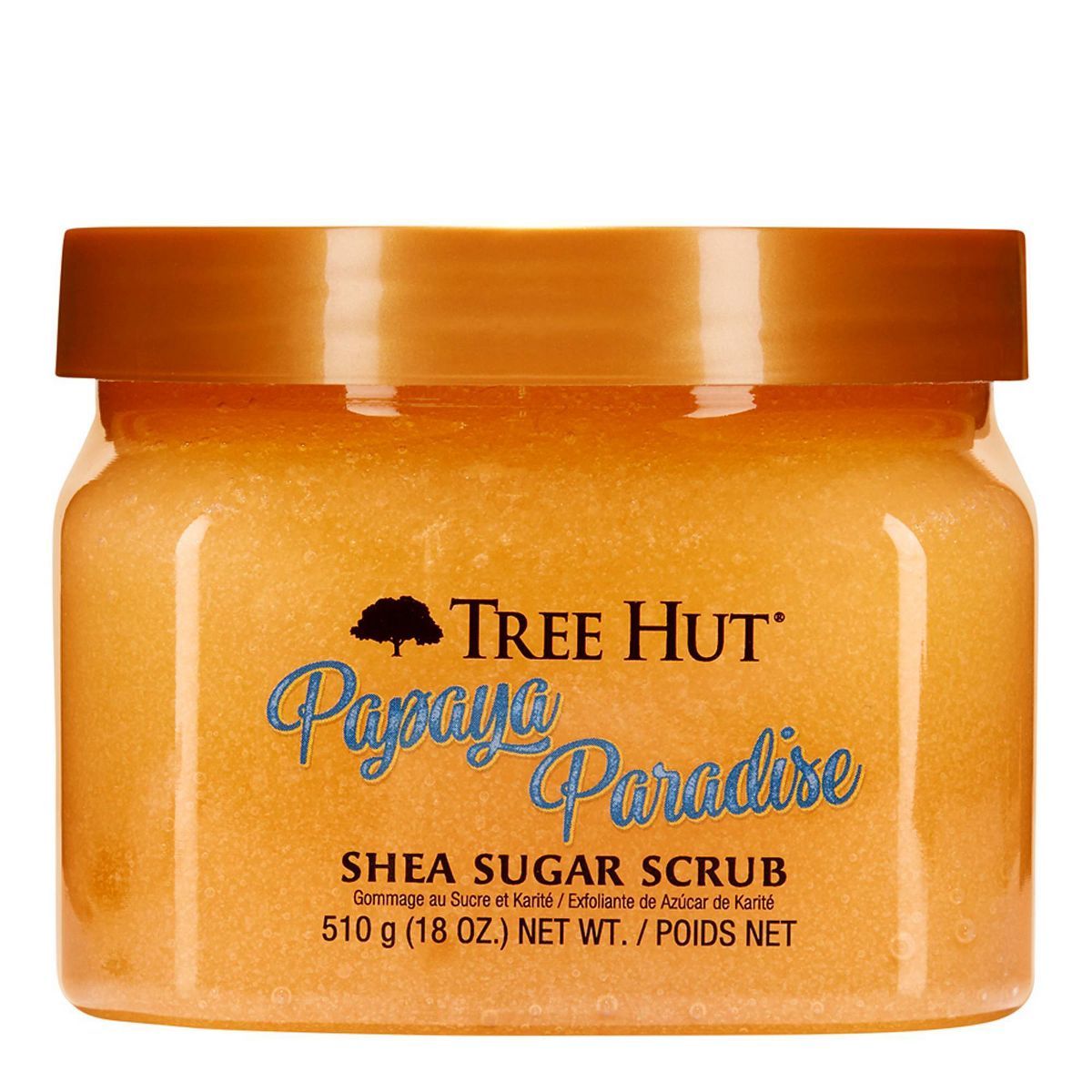 Tree Hut Papaya Paradise Shea Sugar Citrus, Orange, Melon & Banana Body Scrub - 18oz | Target