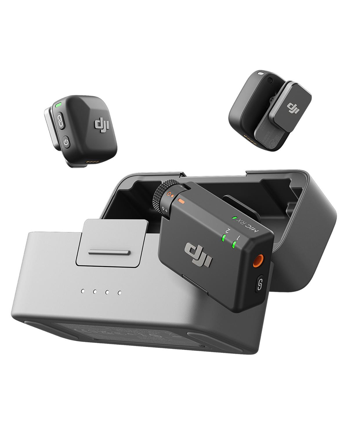 Dji Mic Mini 2.4GHz 2-Person Clip-On Digital Wireless Microphone System with Charging Case | Macy's
