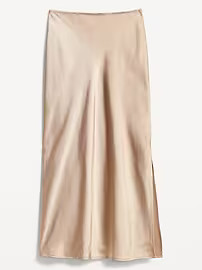 Satin Midi Slip Skirt for Women | Old Navy (US)