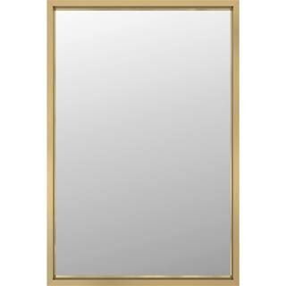 Delta 24 in W. x 36 in H. Framed Rectangular Wall Bathroom Vanity Mirror in Matte Gold RRFTF24-MG... | The Home Depot