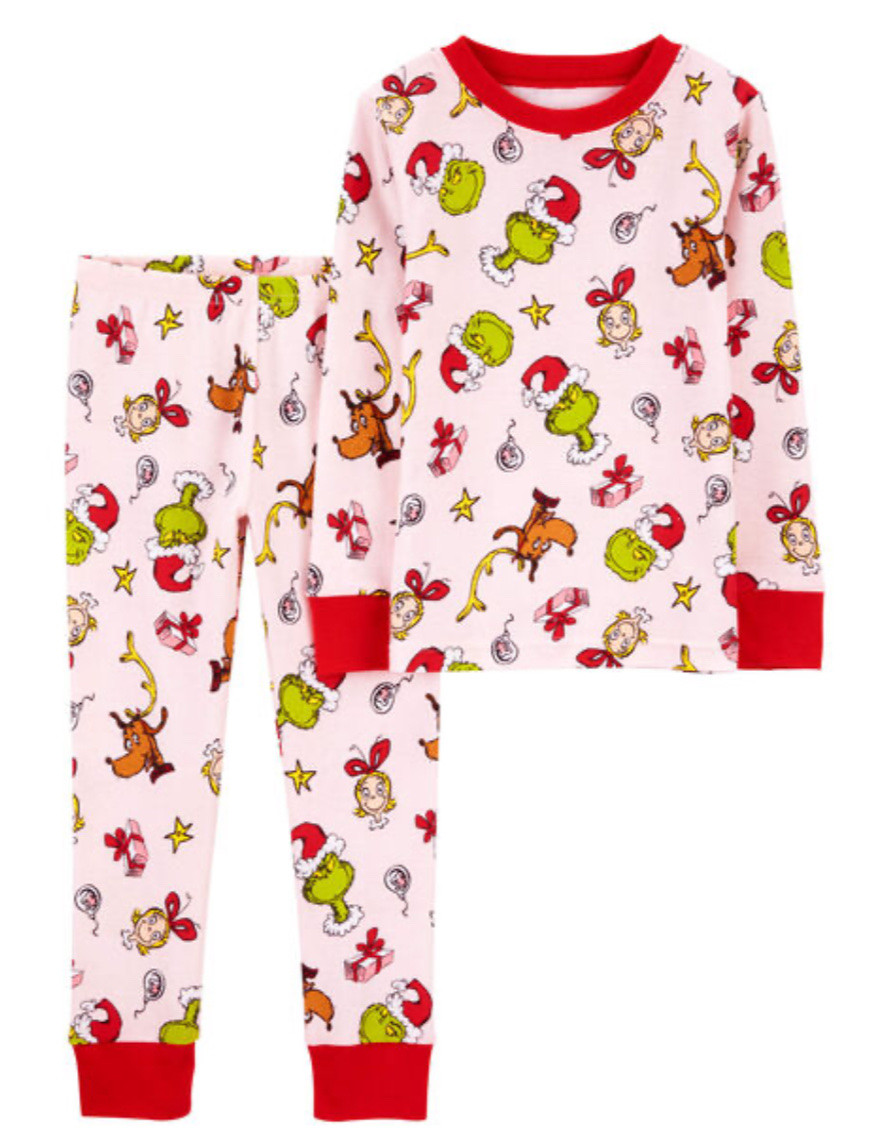 Grinch Cotton Pajamas by Carters 

#LTKKids #LTKHoliday #LTKGiftGuide