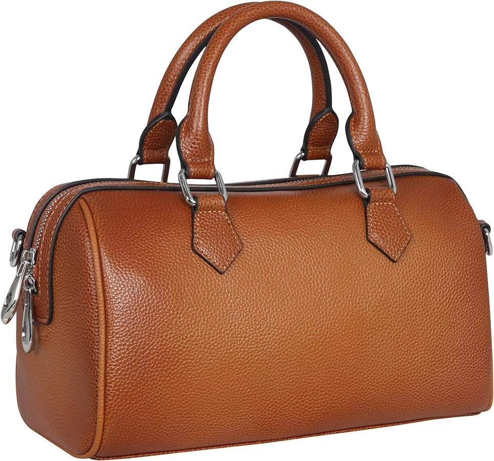 HESHE Leather Top Handle Bags for Women Leather Purses Tote Bag Satchel Handbags Shoulder Bag Des... | Amazon (US)