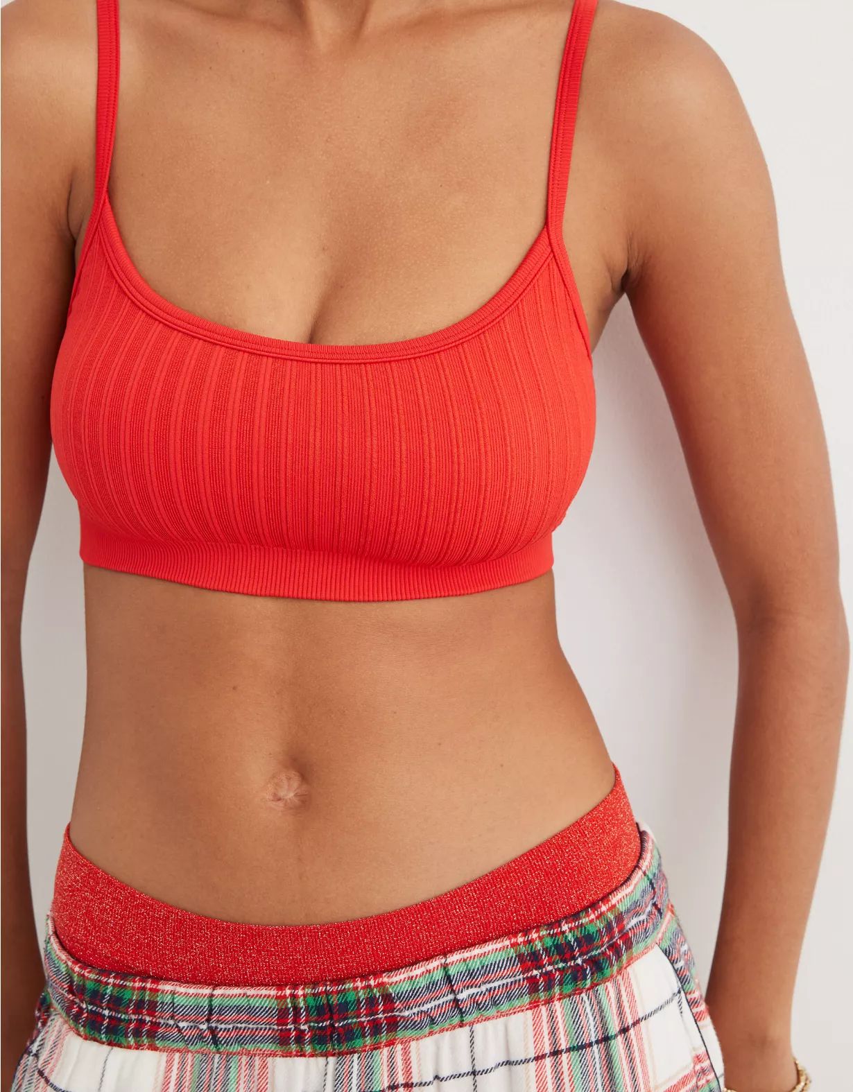 Superchill Seamless Ribbed Scoop Bralette | American Eagle Outfitters (US & CA)