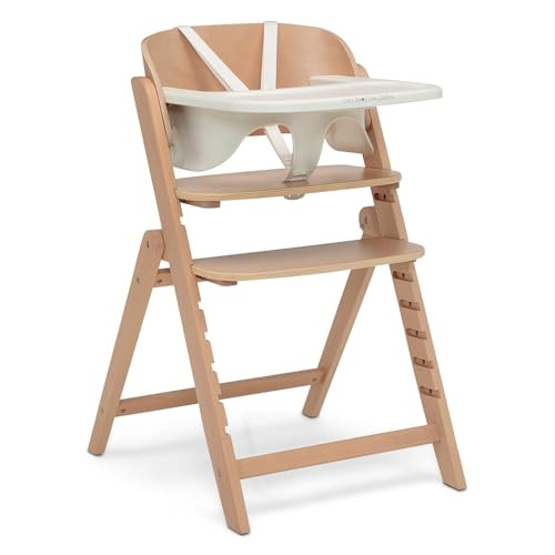 Delta Children Crave 4-in-1 Convertible High Chair \u2013 Folds Flat, FSC Certified Beech Wood Fr... | Amazon (US)