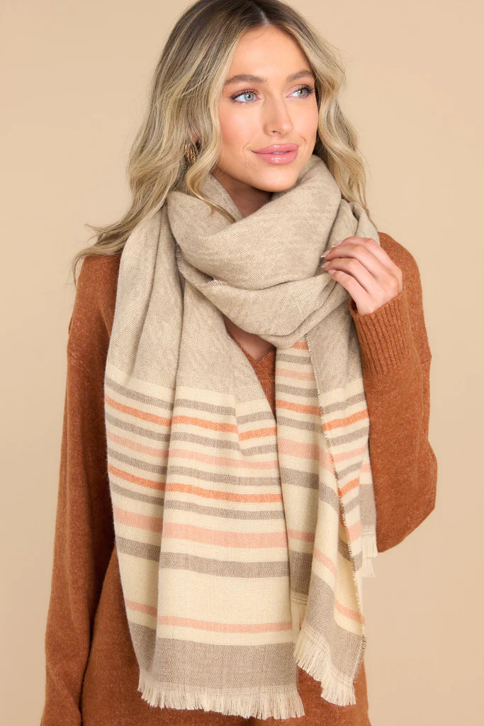 My Darling Beige Scarf | Red Dress 