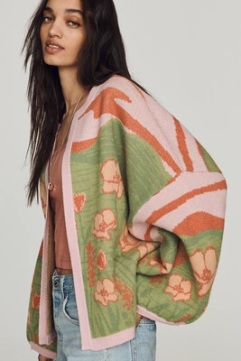 Bel Kazan Floral Landscape Cardigan | Anthropologie (US)