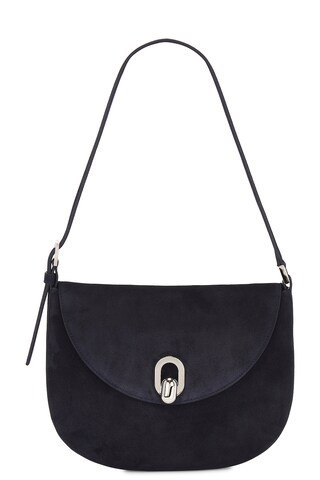 Savette The Small Tondo Hobo Bag in Navy - Navy. Size all. | FWRD 