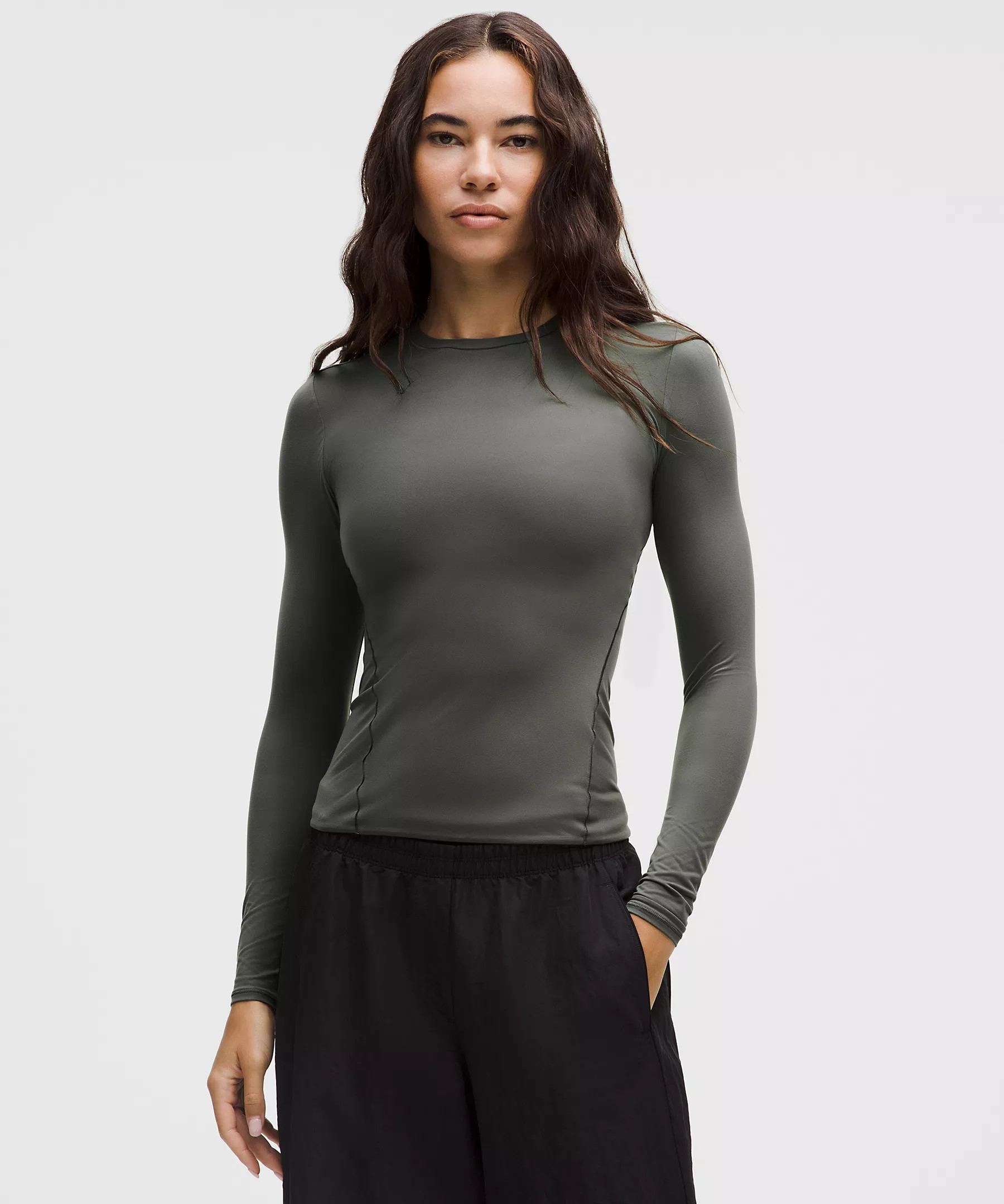 Wundermost Ultra-Soft Nulu Crewneck Long-Sleeve Shirt | Lululemon (US)
