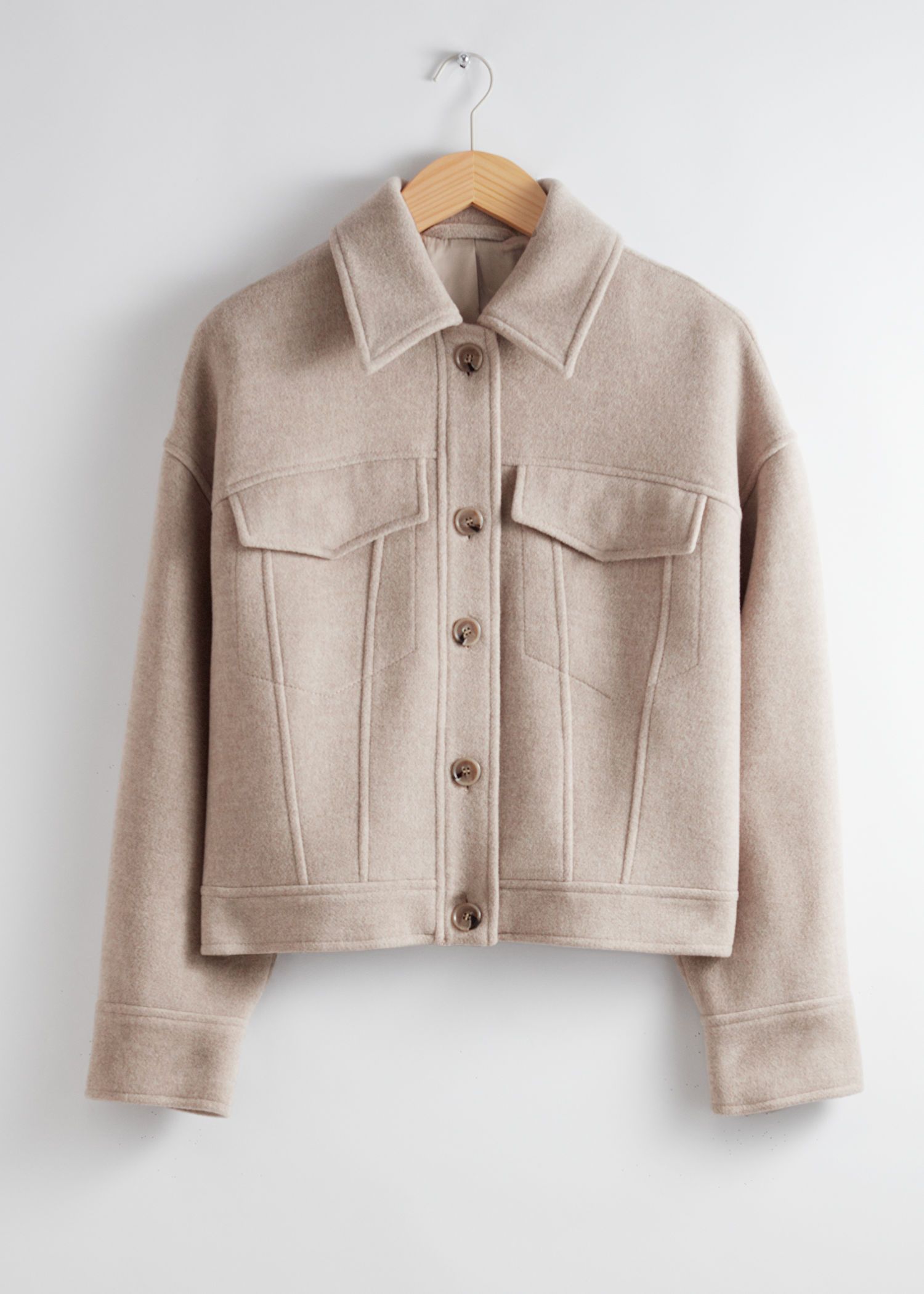 Oversized Wool-Blend Jacket | & Other Stories US