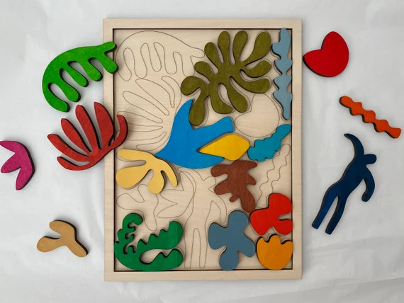 Montessori Materials Puzzles Toddler Toy Famous Artist | Etsy | Etsy (US)