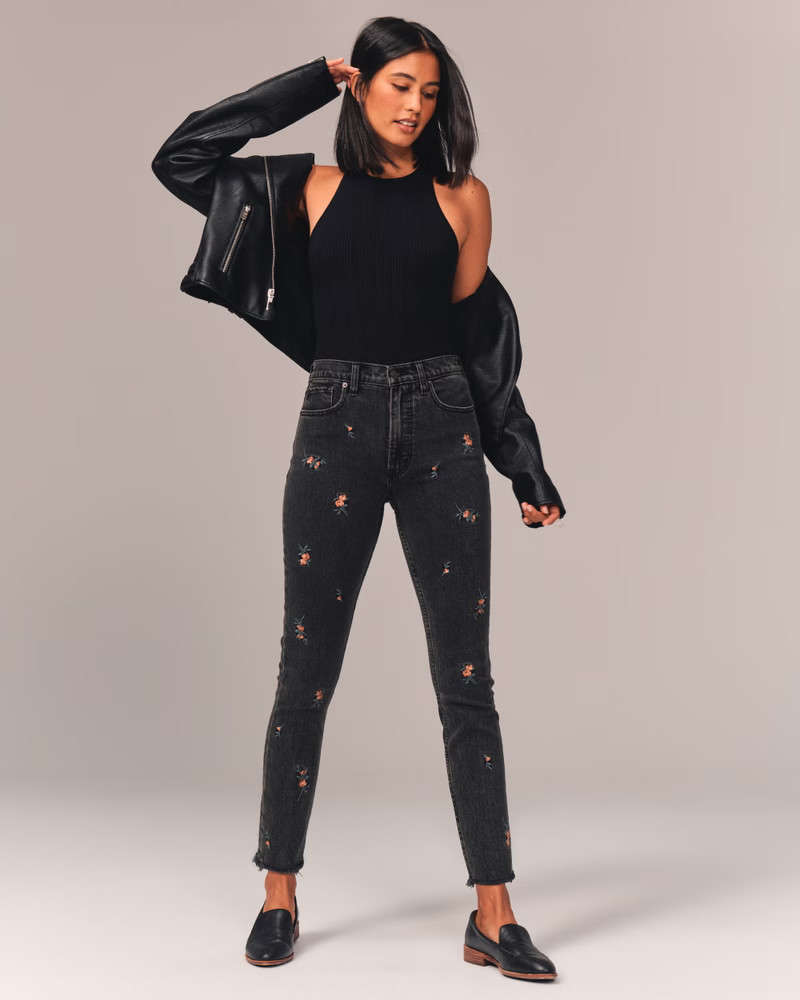 High Rise Skinny Jeans | Abercrombie & Fitch (US)