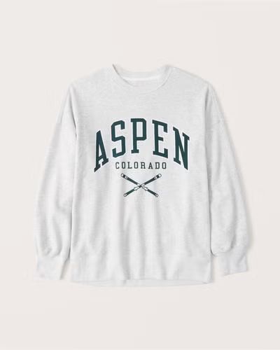 Shown In light heather grey | Abercrombie & Fitch (US)