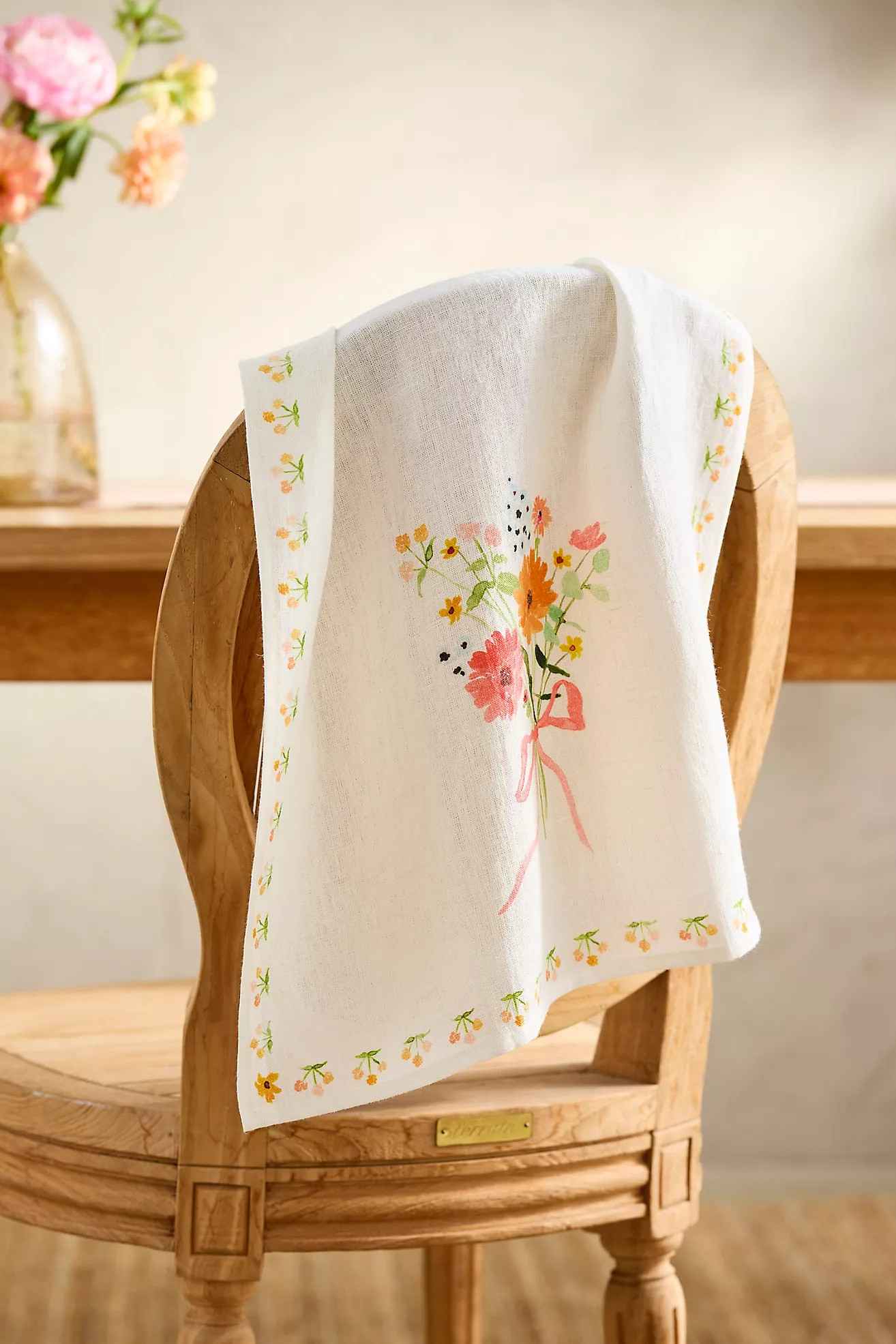 Posy Dish Towel | Anthropologie (US)