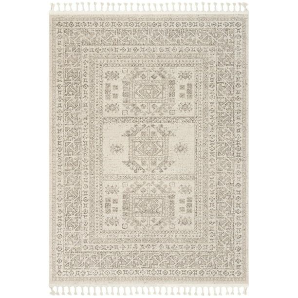 Well Woven Loop-De-Loop Carina Tribal Beige 5'3" x 7'3" Flat-Weave Area Rug - Walmart.com | Walmart (US)