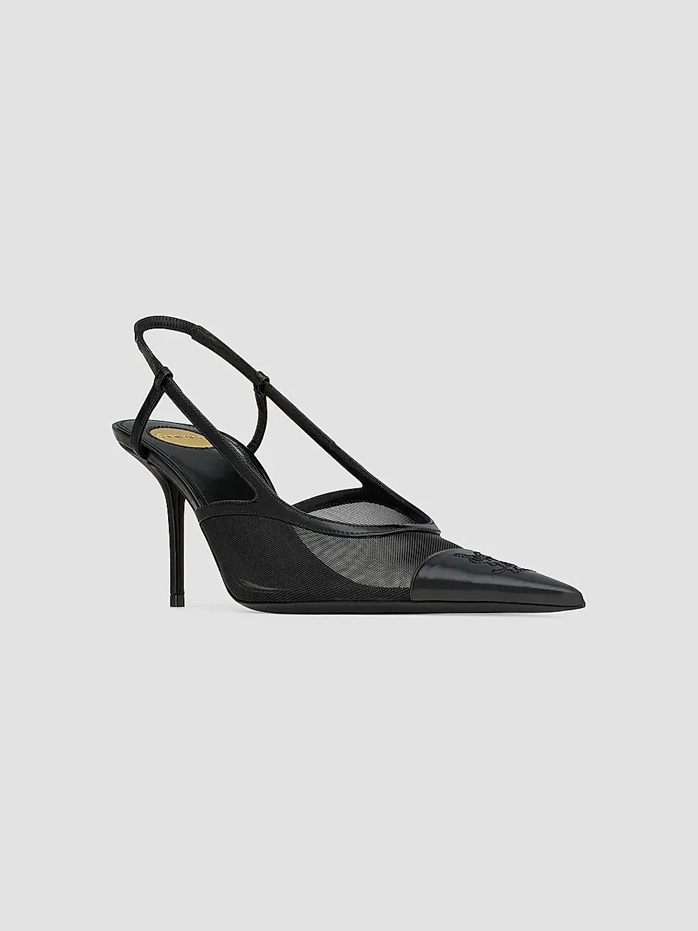 Women's Renée Slingback Pumps in Mesh - Black - Size 10 | Saks Fifth Avenue