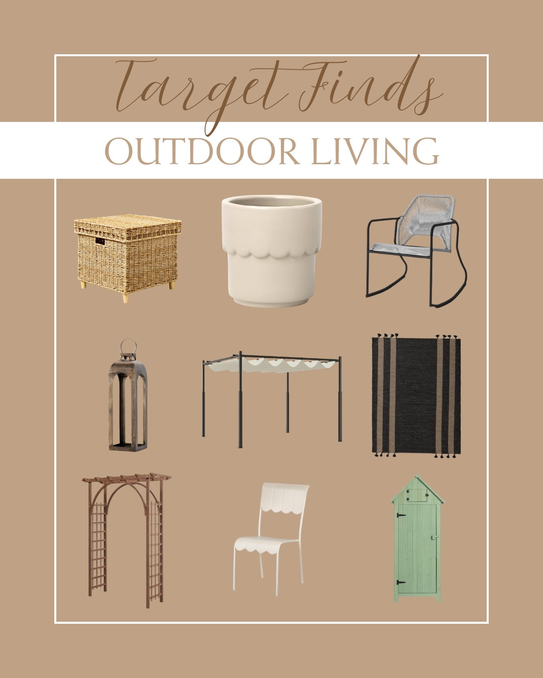 @Target outdoor finds for a fresh, stylish patio refresh 🌿✨ Affordable pieces, trendy designs, and everything you need for easy outdoor living.

#TargetFinds #OutdoorLiving #PatioInspo #BackyardStyle #AffordableDecor #OutdoorDecor #SummerStyle #HomeInspo #TargetStyle #LTKhome