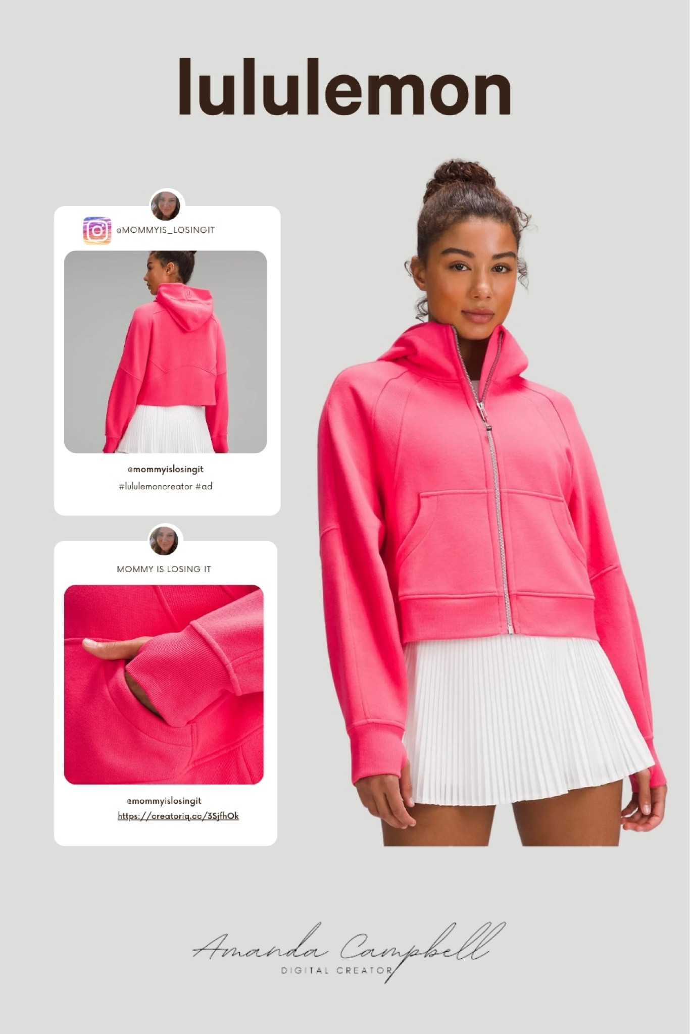 With an oversized fit and the soft, cozy fabric you love, this new Scuba silhouette keeps your post-practice comfort at peak levels.
Designed

Product Features
• Front pockets with interior card sleeve
• Zipper garage keeps chafe in check
• Elastic zipper pull doubles as an emergency hair tie
• Thumbholes

#LTKU #LTKSeasonal #LTKfitness