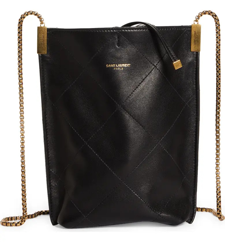 Mini Suzanne Quilted Leather HoboSAINT LAURENT | Nordstrom