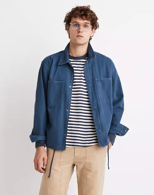 Garment-Dyed Boxy Jacket | Madewell