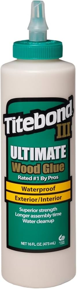 Titebond III Ultimate Wood Glue, 16-Ounces #1414 | Amazon (US)