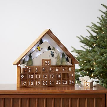 Winter Sports Skier Advent Calendar | West Elm (US)